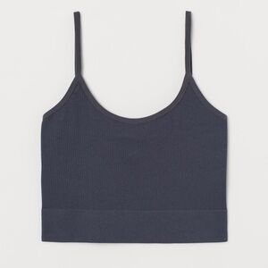 Grey active leggings( full length) +  Crop tank